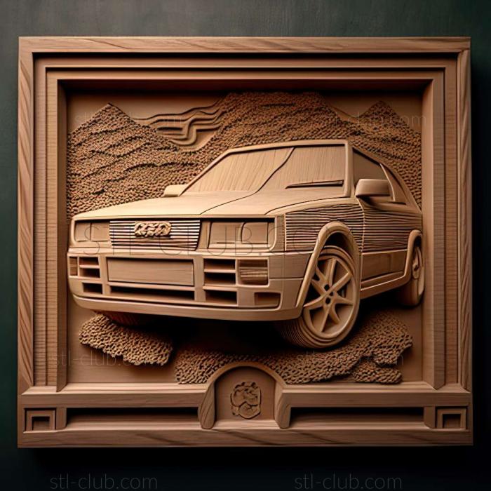 3D мадэль Audi Sport quattro (STL)